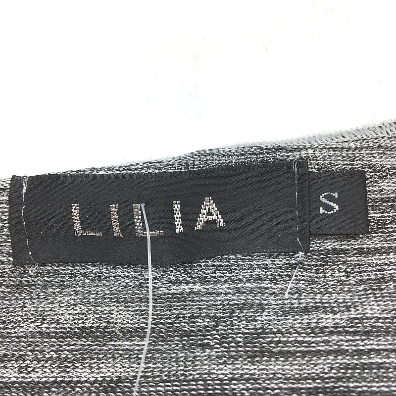 Lilia Lightweight Knit Cardigan Long Sleeve Grey And Gold NEW - Image 3