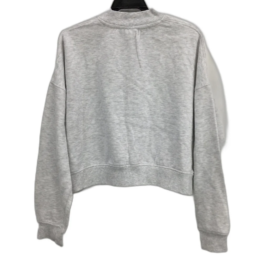 Everlast Womens Grey Marle Front Print Cropped Athletic Jumper Size Small - Image 2