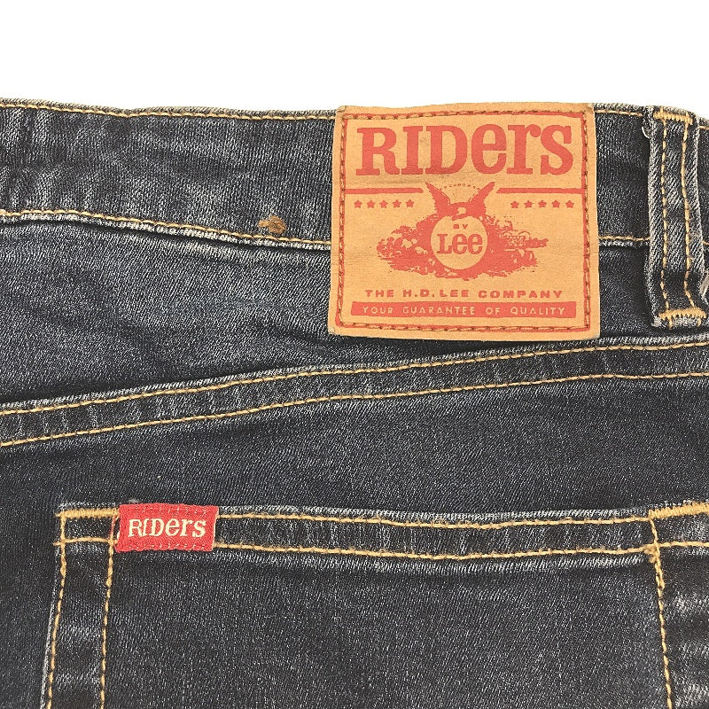 RIDERS by Lee Mid Waist Straight Jeans for Women - Blue Cotton Denim Size 13 - Image 5