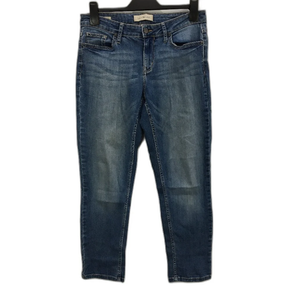 Calvin Klein Blue Ankle Skinny Jeans for Women - Size 30, Cotton Polyester Blend