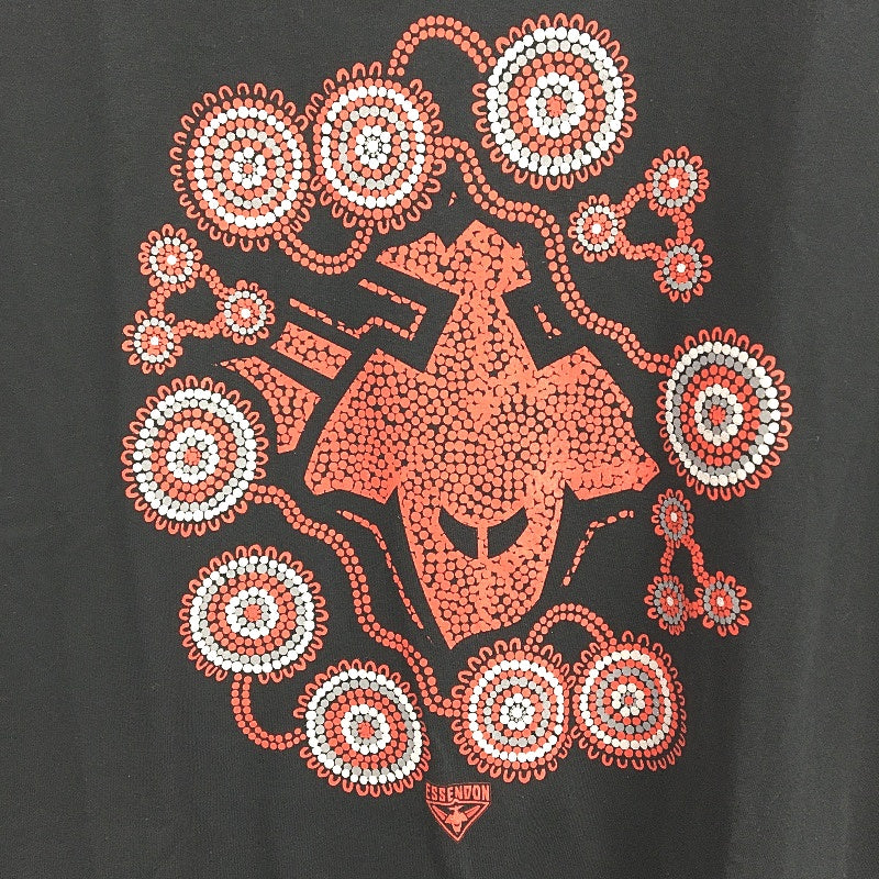 Essondon Bombers AFL Indiginous Print Cotton T-Shirt Mens Size M NEW - Image 4