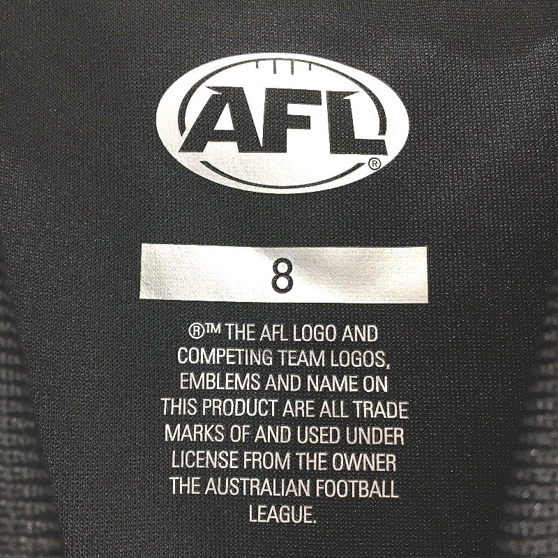 AFL Collingwood Magpies Black KFC Logo Media Polo Top Ladies Size 8 NEW - Image 3