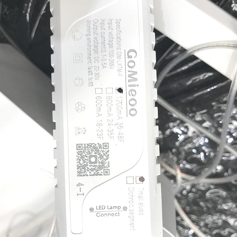 Jaycomey White Modern Ceiling Lamp LED Light Spiral Wave Design Shape DEMO - Image 6