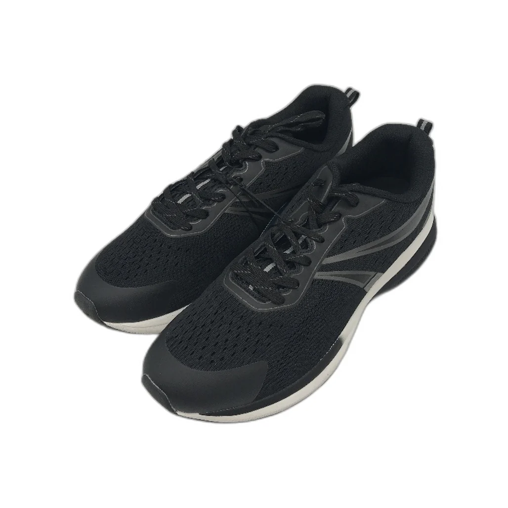 Crane Black Lace-Up Premium Joggers Sneakers Runners Mens Size 11 NEW - Image 2
