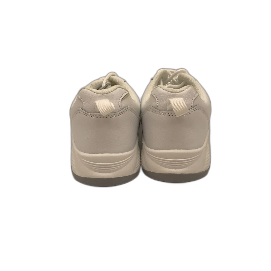 Lily & Dan White Premium Jogger Sport & School Shoes Lace-Up Size Kids AU 4 - Image 3