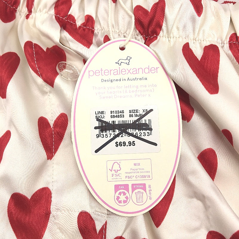Peter Alexander Just Married Satin Hearts Boxer Shorts Ladies Size XS NEW - Image 5
