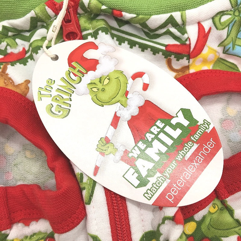 Peter Alexander The Grinch Fair Isle Fur Lined Hood Dog Hoodie Size Large NEW - Image 4