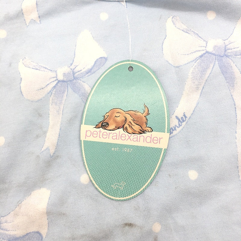 Peter Alexander Pretty Bow Baby Blue Cotton Romper Size Newborn NEW - Image 6