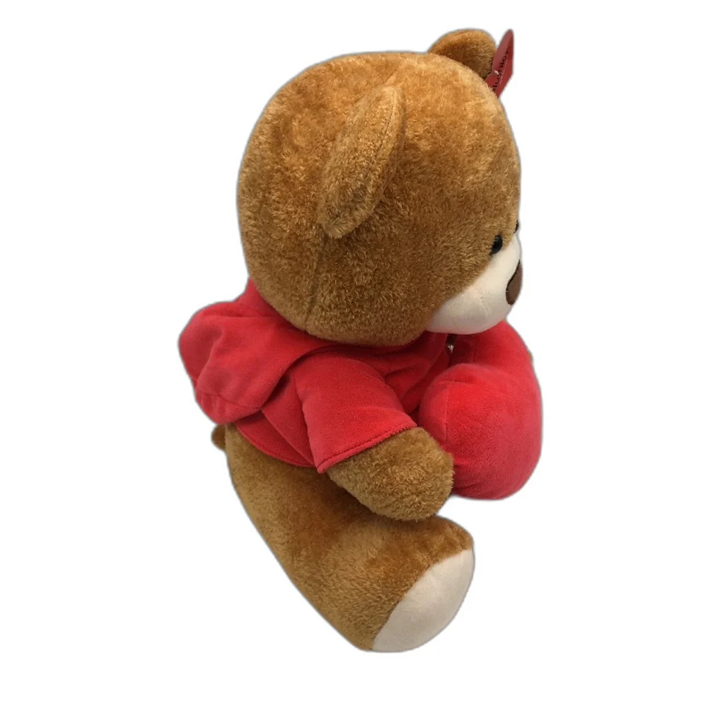 Plushies Large Love Heart Hoodie Teddy Bear Fluffy Soft Plush Toy Age 3Y+ NEW - Image 3