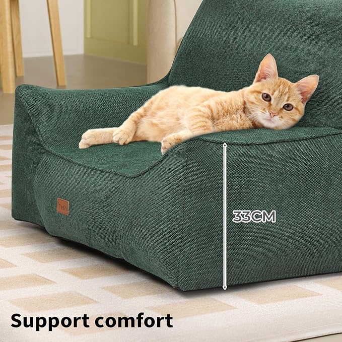 Tedi's Pet Calming Sofa Bed For Small Medium Dog Cat Removable Cover Green NEW - Image 2