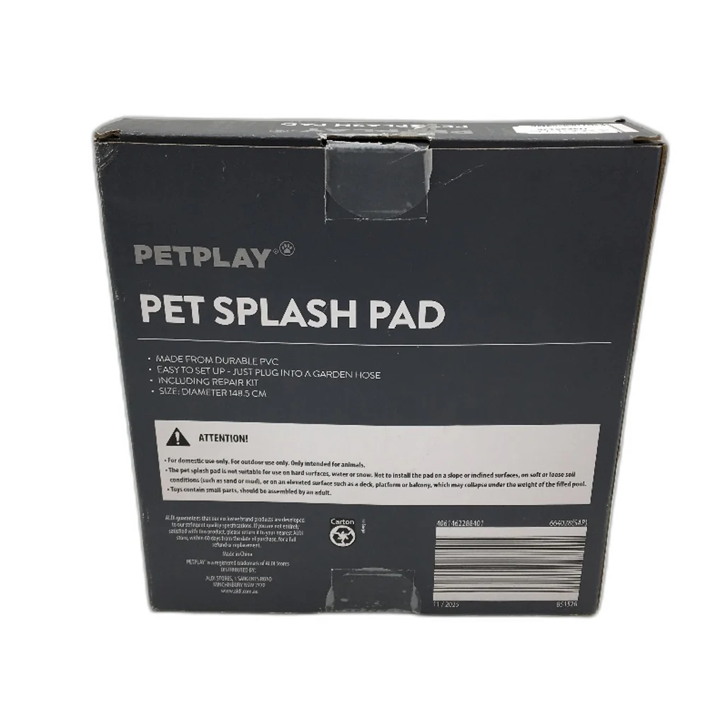 Petplay Large Pet Splash Pad Dog Outdoor Water Toy Use With Garden Hose NEW - Image 3