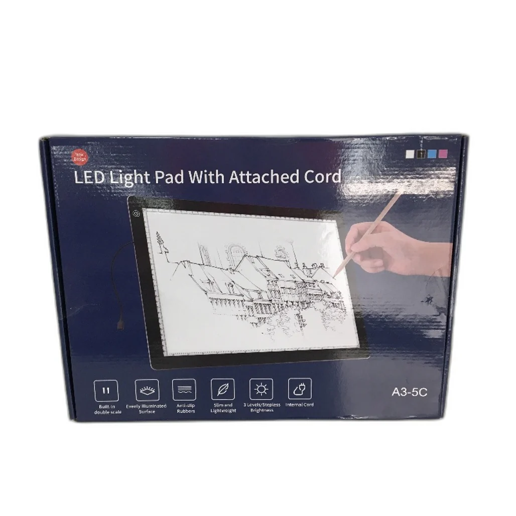 A3 LED Light Tracing Pad 3 Levels Brightness Art Sketching Drawing Board NEW - Image 4
