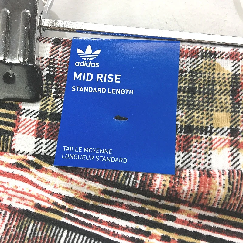 Adidas HER Studio London Check Cropped Mid Rise Tights Ladies Size UK 6 NEW - Image 3