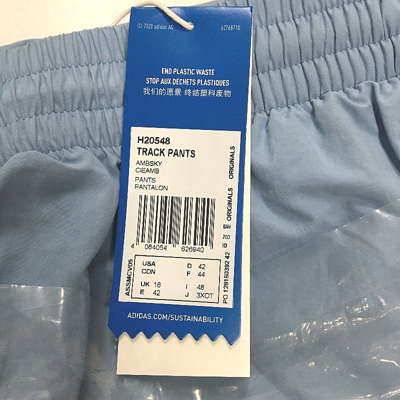 Adidas Adicolor Classics Baby Blue Lock Up Trackpants Ladies Size UK 16 NEW - Image 5