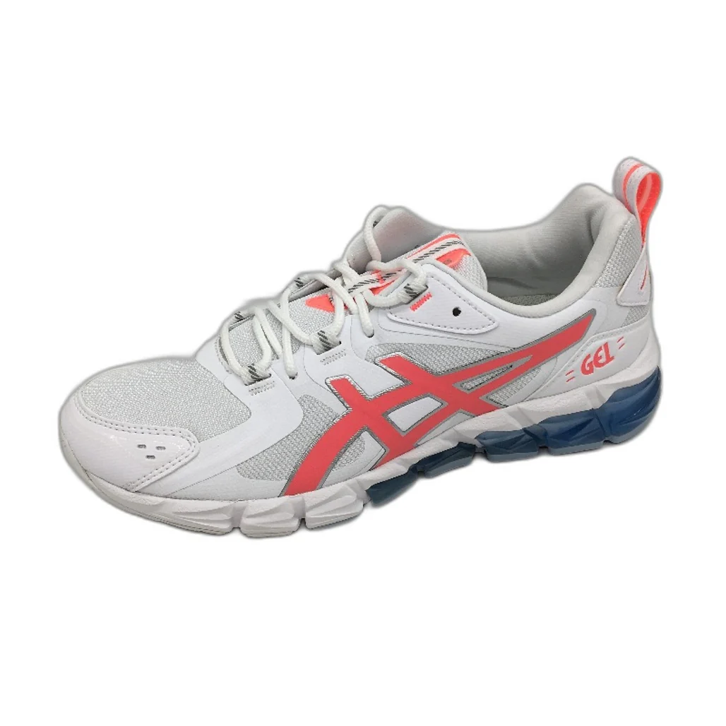 Asics Ortholite Gel-Quantum 180 White & Orange Sneakers Ladies US 10 EU 42 NEW