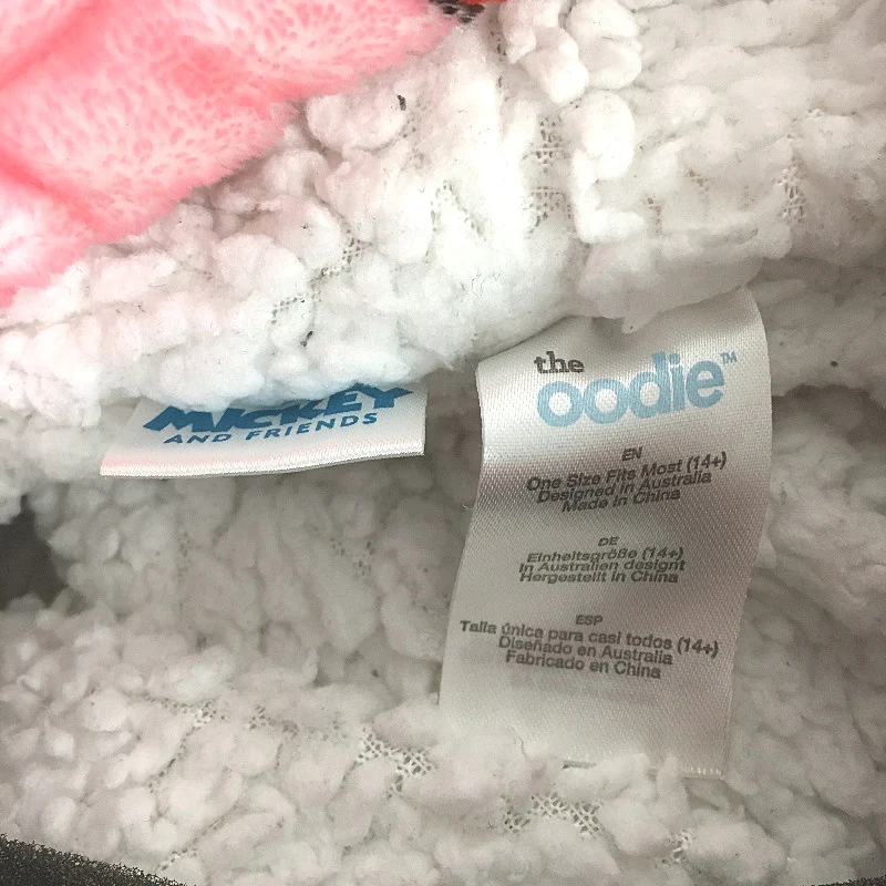 The Oodie Disney Mickey & Friends Pink Oversized Fleece Hoodie OSFM Adult - Image 3