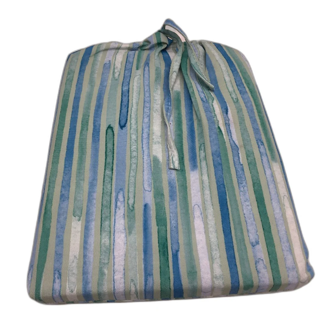Peppertree Home Collection Blue Green Stripe Rectangle Tablecloth 150x 260cm NEW - Image 2