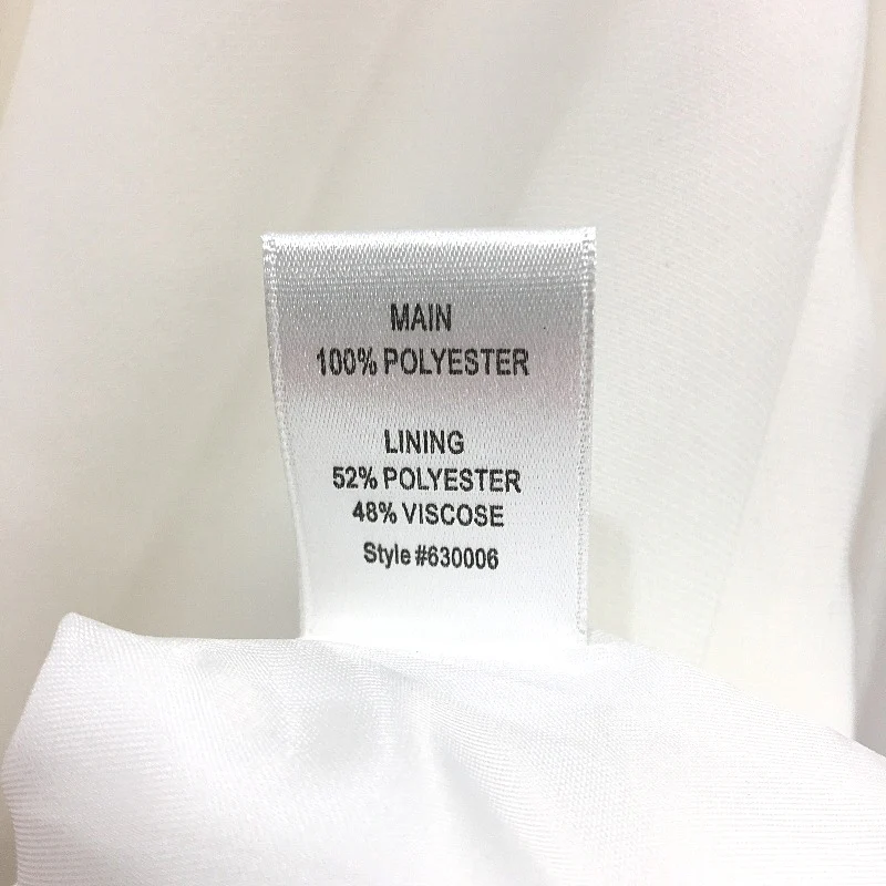 Witchery White Long Sleeve Single Breasted Lapel Collared Jacket Ladies Size 14 - Image 4