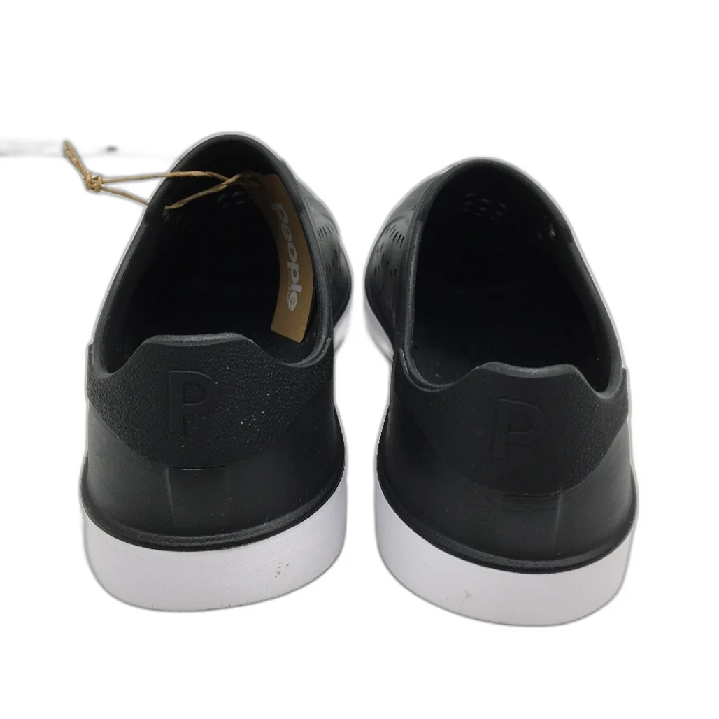 People Footwear Breathable Flexible Black & White Slip On Shoes Mens US 11 NEW - Image 4