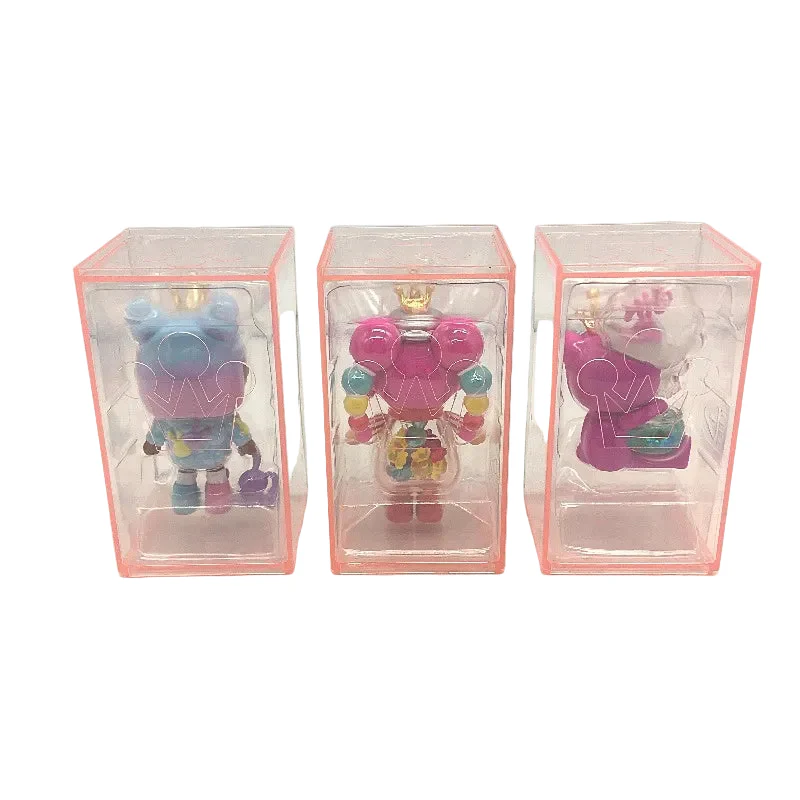 Moose XOX Kweenie Quirky Kweens 3 Figurine Set In Stackable Display Cases DEMO - Image 2