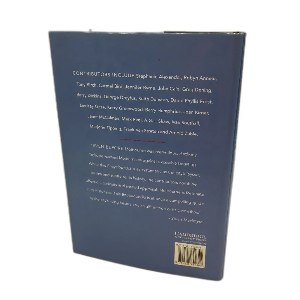 The Encyclopedia of Melbourne Hardcover Book by Andrew Brown-May Shurlee Swain - Image 2
