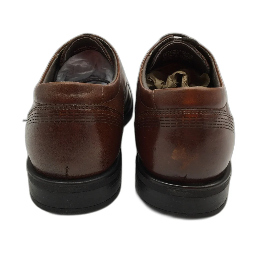Julius Marlow Tan Brown Leather Expand Lace Up Dress Shoe Mens US7 AU6 EU40 NEW - Image 3