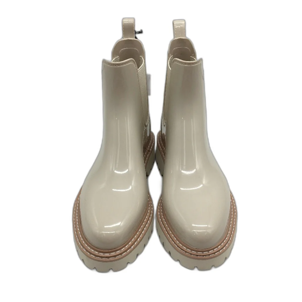 Dolce Vita Ivory Cream Stormy H2O Ankle Gumboot Style Show Ladies Size 8 NEW - Image 2