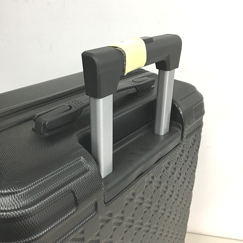 Black Textured 24" ABS Lightweight Hardshell Luggage Suitcase TSA Lock NEW - Image 3