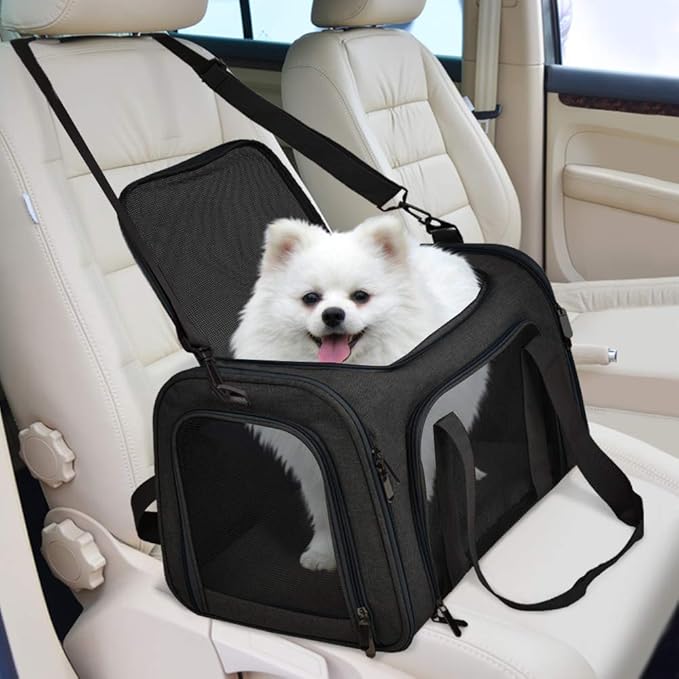 Henkelion Soft Sided Large Pet Travel Carrier For Cats Puppies Up To 25LBS NEW - Image 3