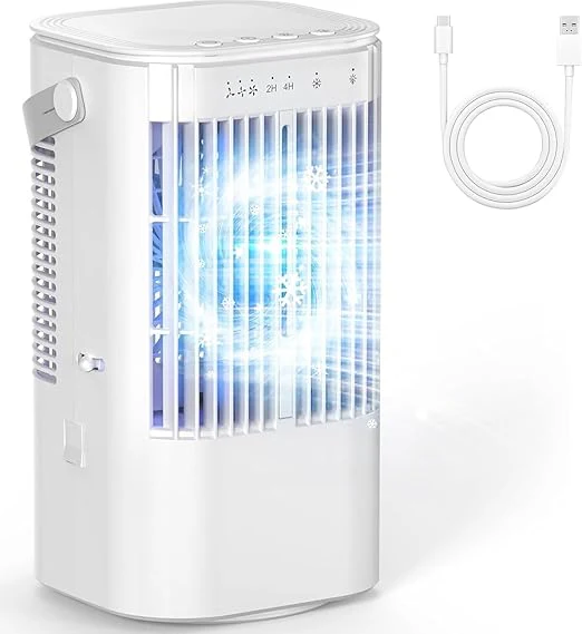 Portable Air Conditioner Mini Evaporative Cooler Fan With Water Tank 3 Speed NEW