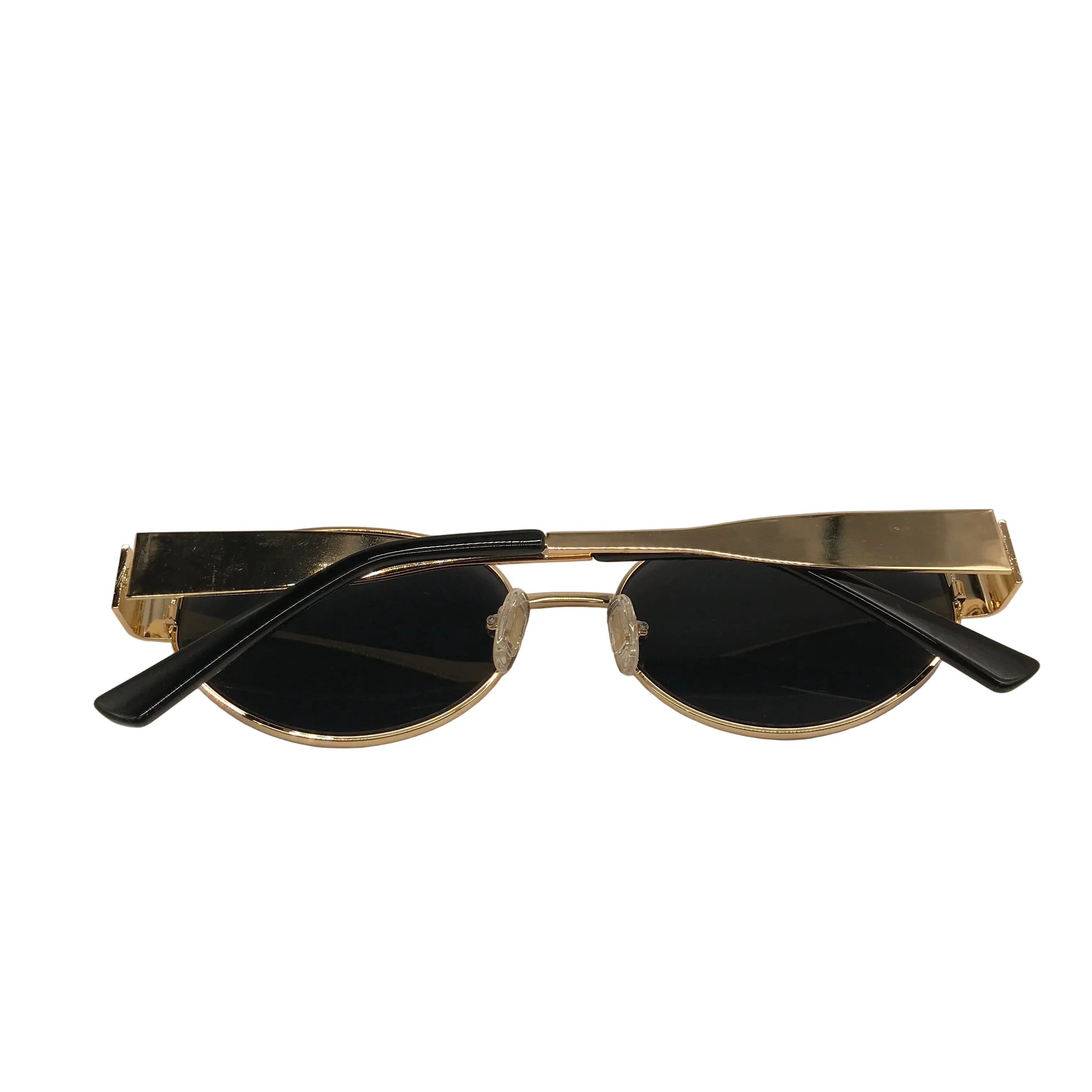 SOJOS Womens Retro Oval Sunglasses Trendy Classic Shade 55MM Lens Shiny Gold NEW - Image 3