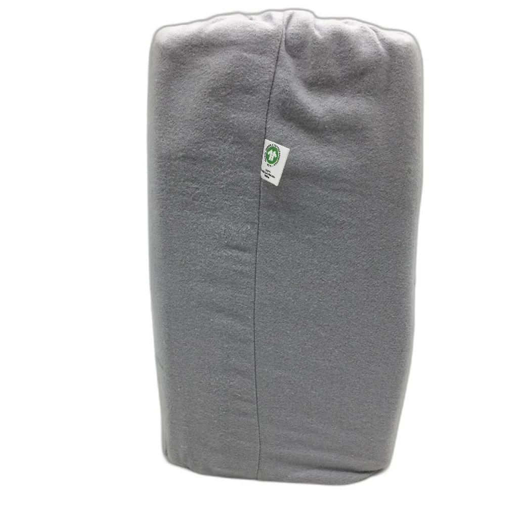 Organics by Kirkton House Flannelette Fitted Light Grey Sheet Set QUEEN NEW - Image 3