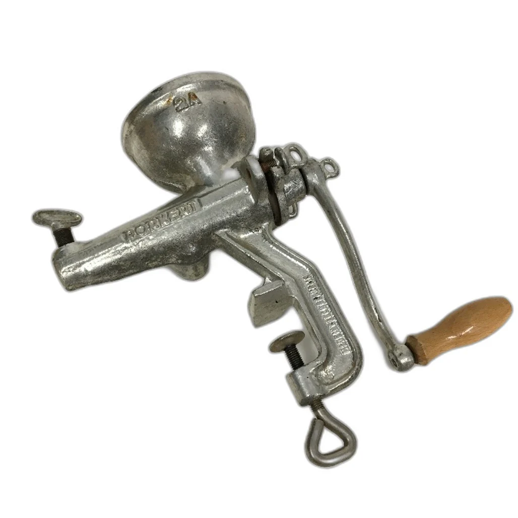 VINTAGE Czechoslovakia Porkert 2A Cast Iron Clamped Meat Grinder Tomatoe passata - Image 4