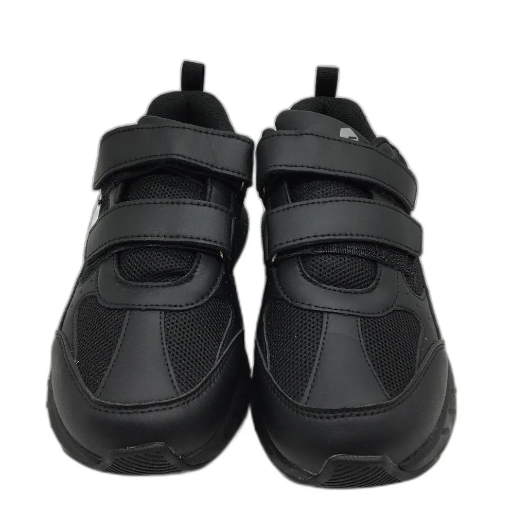 FitVille Black Easytop Strap Ease Diabetic Sneaker Shoes Mens US 9EW EU 42 NEW - Image 2