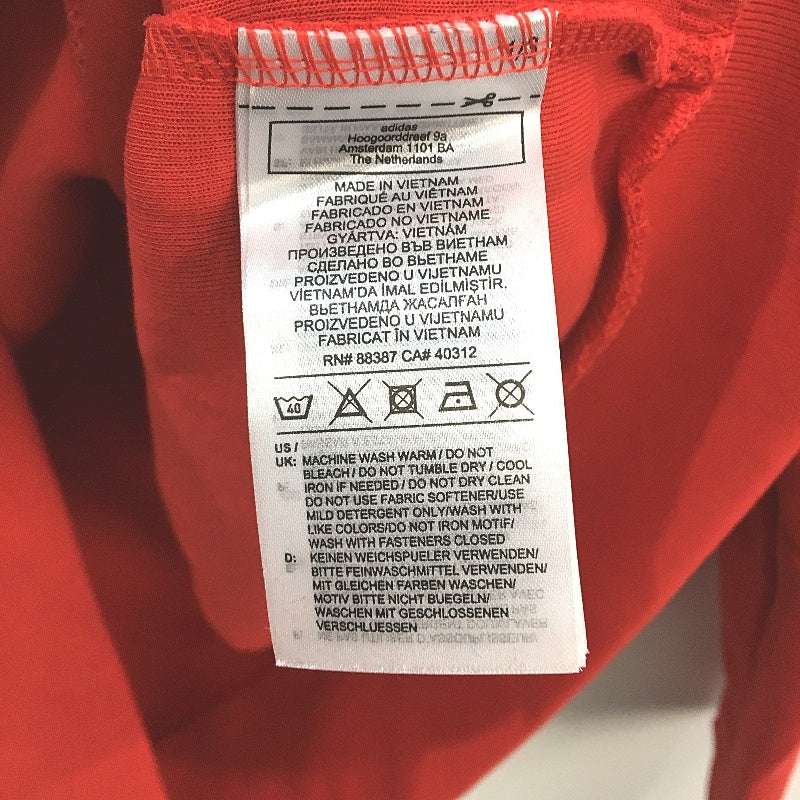 Adidas Future Icons Red 3 Stripes Full Zip Hoodie Mens Size Large NEW - Image 5