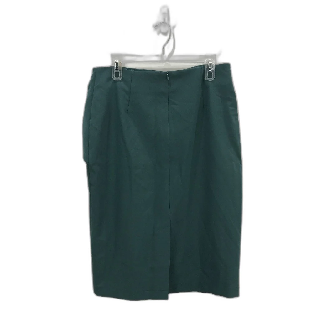 Forcast Wrap Style Teal Fitted Midi Pencil Skirt Ladies Size AU 14 - Image 2