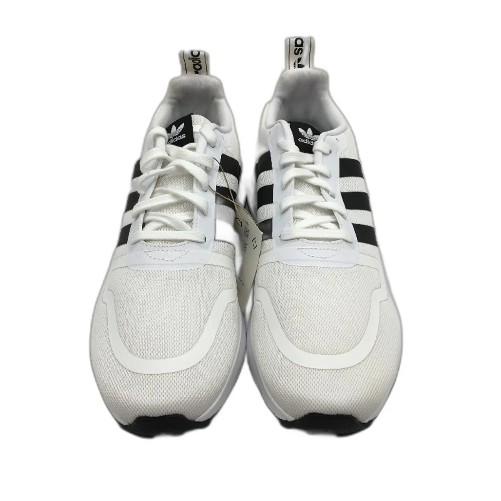 Adidas Originals White & Black Stripe Mesh Sneakers Mens Size US 13 NEW - Image 2
