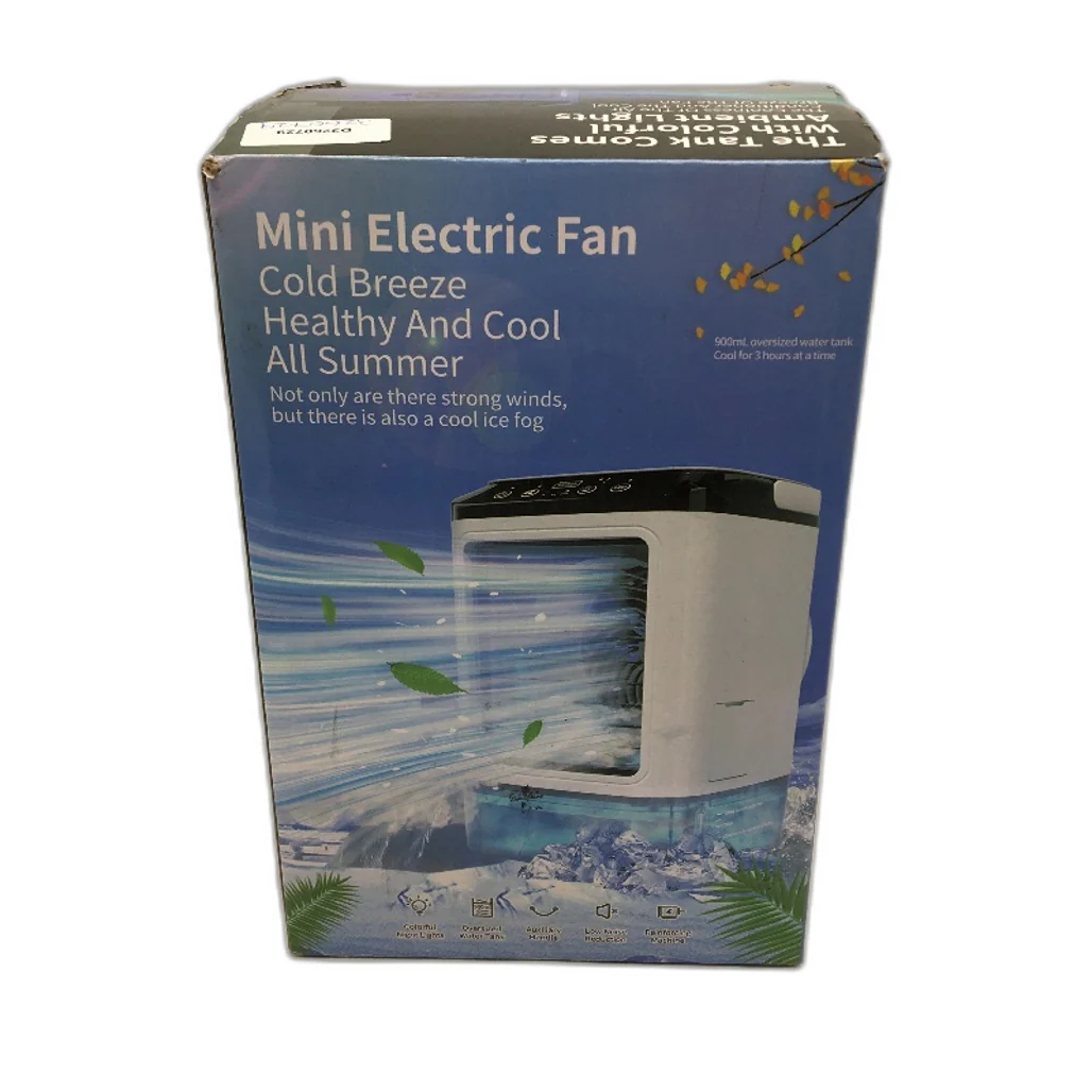 Mini Desktop Electric Cooling Fan With Water Tank & Colourful LED Lights NEW - Image 5