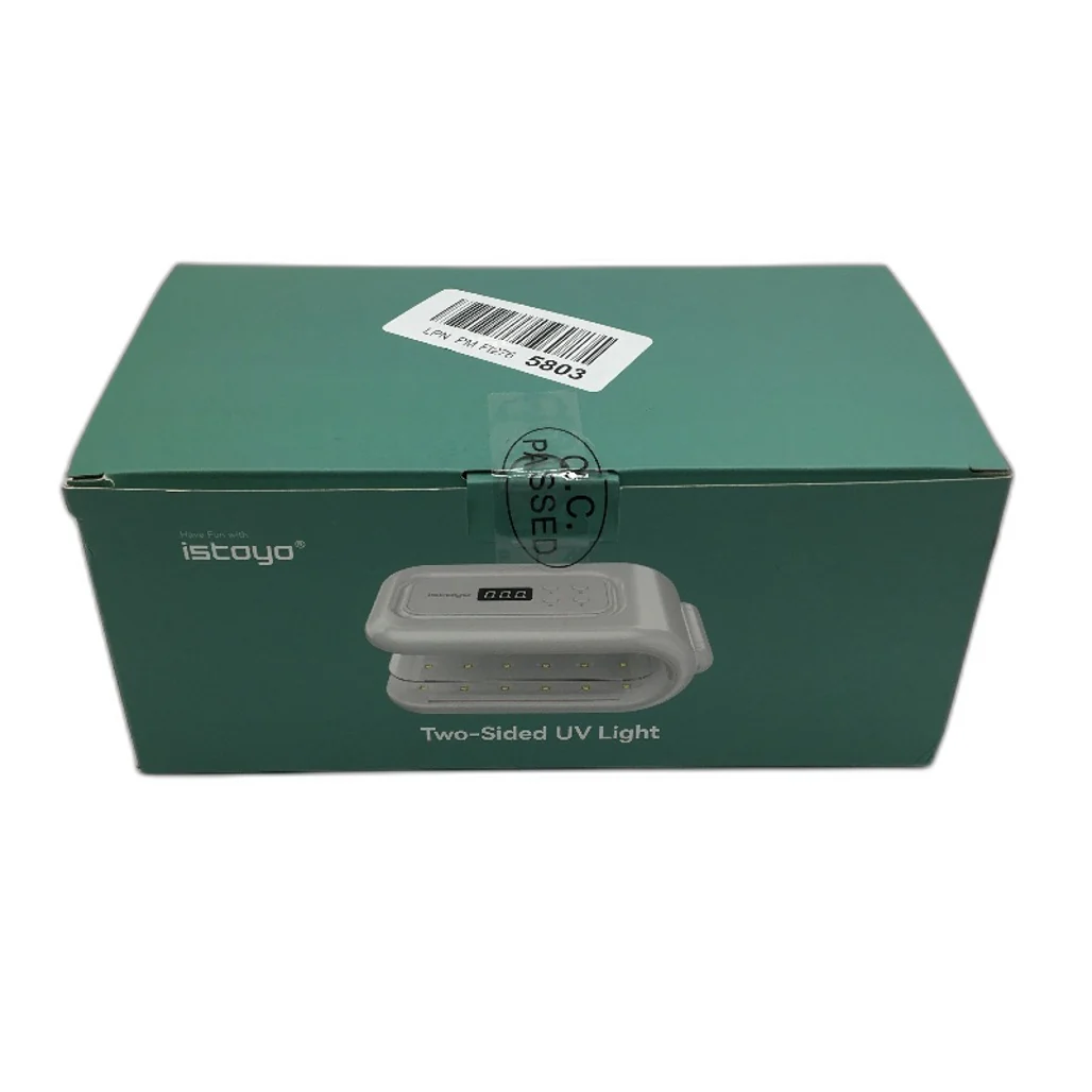 ISTOYO Double Sided UV Gel Resin Nail Curing Lamp With Timer Digital Display NEW - Image 4