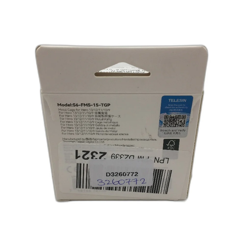 TELESIN Aluminum Alloy Metal Cage Frame For GoPro Hero 9-13 Quick Release NEW - Image 5