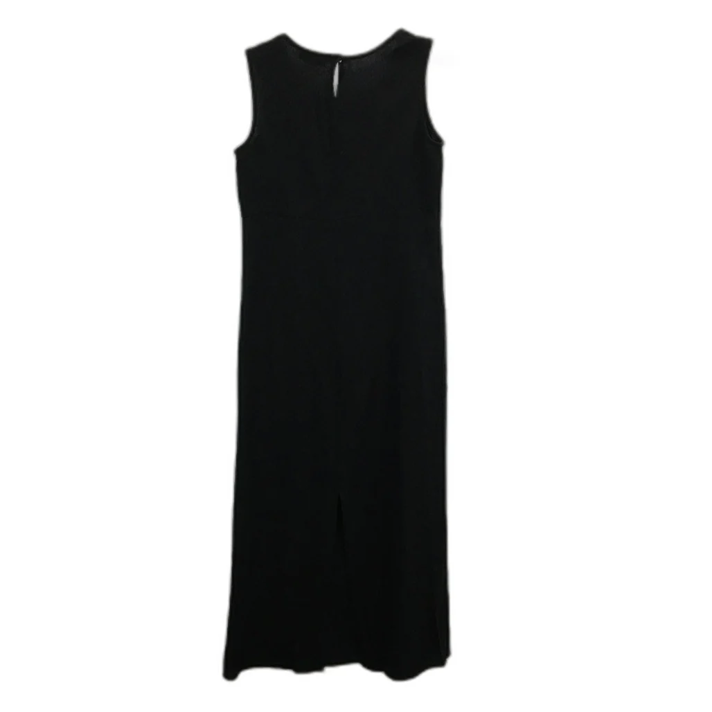 Suzanne Grae Black Viscose Blend Sleeveless Midi Dress Ladies Size 10 - Image 2