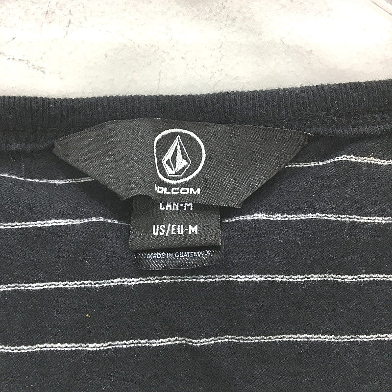 Volcom Black Stripe Cotton Blend Sleeveless Tank Top Mens Size Medium - Image 3
