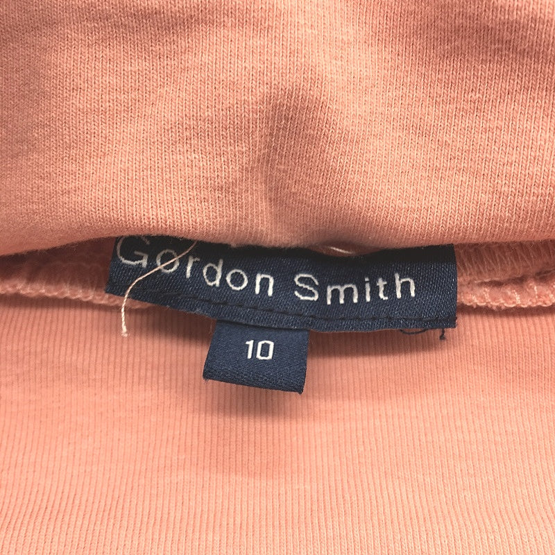 Gordon Smith Coral Pink Mimi 100% Linen Ruffle Hem Pocket Skirt Ladies Size 10 - Image 3