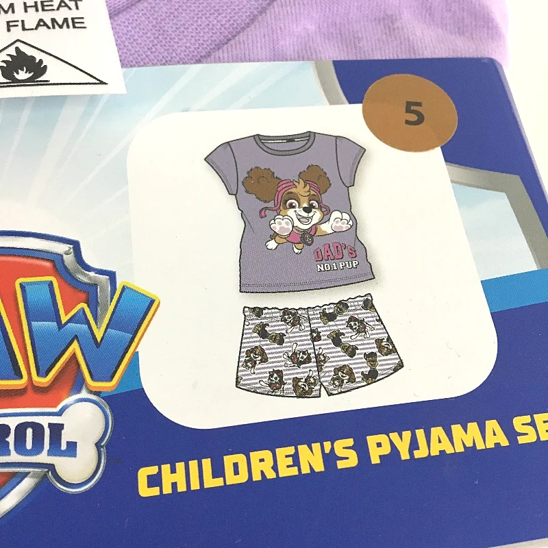DC Comics Superman & Nickelodeon Paw Patrol Twin Pajama Sets Girls Size 5 NEW - Image 6