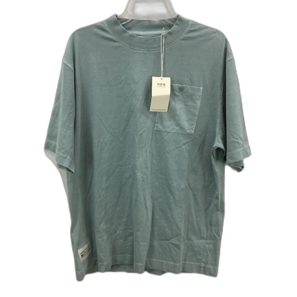 KDS Design 100% Cotton Mint Green Fade Look Casual TShirt Mens Size M NEW