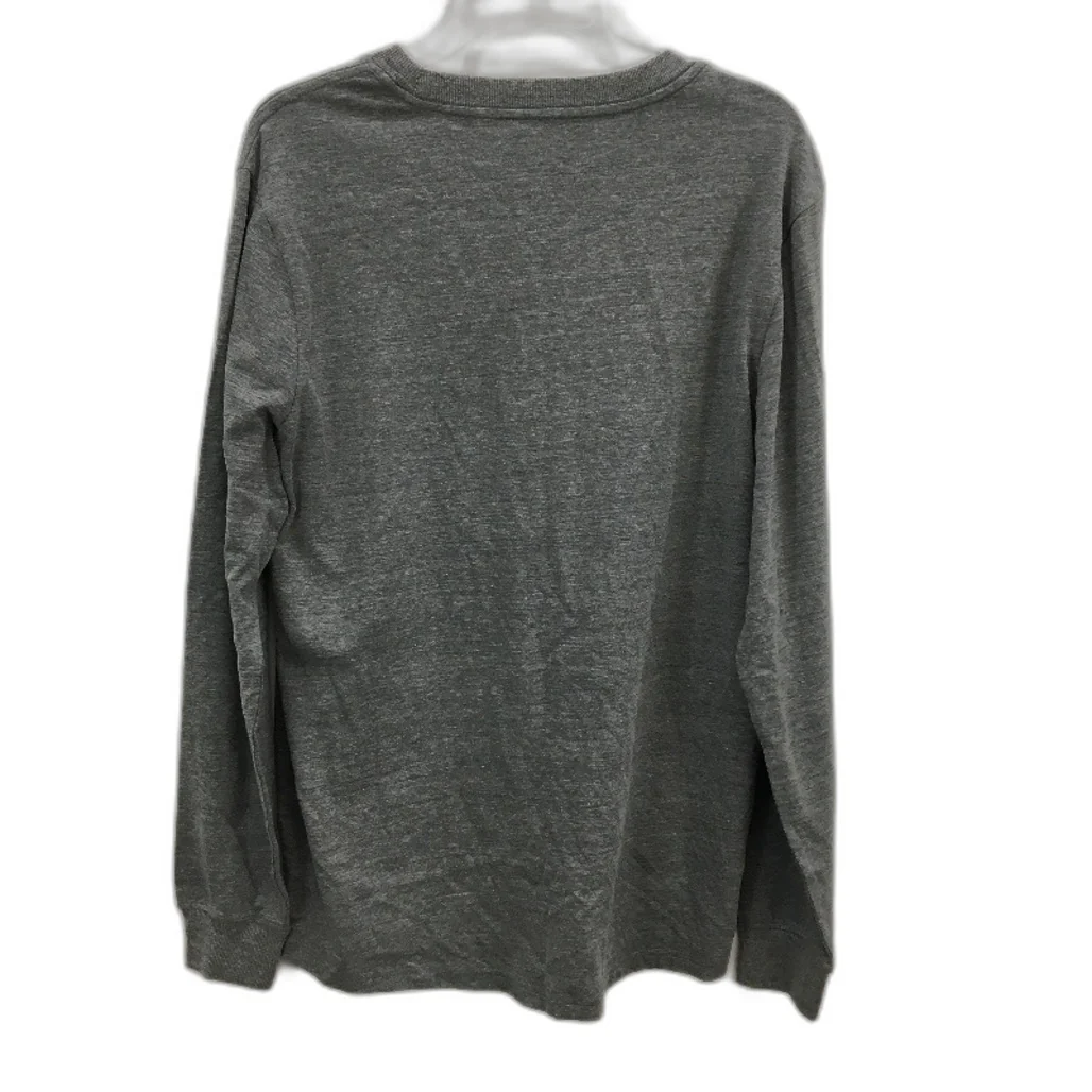 Renaissance Apparel Cotton Blend Grey Long Sleeve TShirt Mens Size M NEW - Image 2
