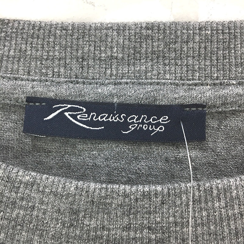 Renaissance Apparel Cotton Blend Grey Long Sleeve TShirt Mens Size M NEW - Image 3