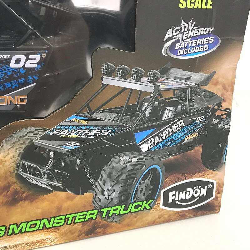 Crawler King 2.4 GHz Blue Panther Ready To Run High Speed 1:10 RC Car Age 8+ NEW - Image 2