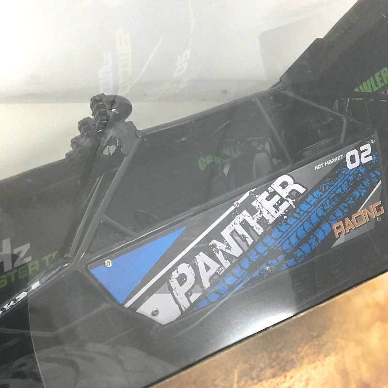 Crawler King 2.4 GHz Blue Panther Ready To Run High Speed 1:10 RC Car Age 8+ NEW - Image 5