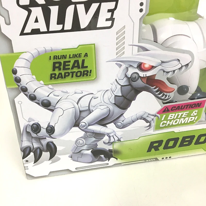 Zuru RoboAlive White Robo Dino Raptor Rampaging Dinosaur Ages 3 Up NEW - Image 4